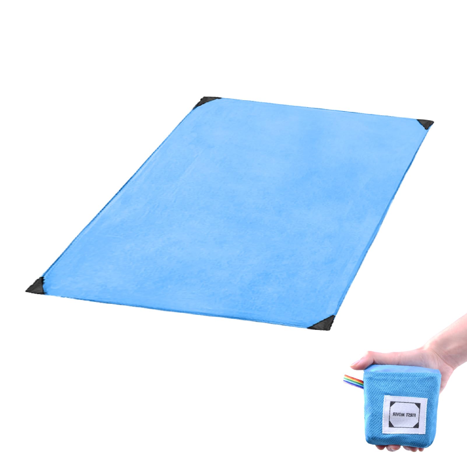 【送料無料】JEELAD レジャーシート グランドシート コンパクト軽量 防水 テントシート 折りたたみ マット シート ビーチ ピクニック アウトドア キャンプ お花見 収納バッグ付き 固定ペグ付属