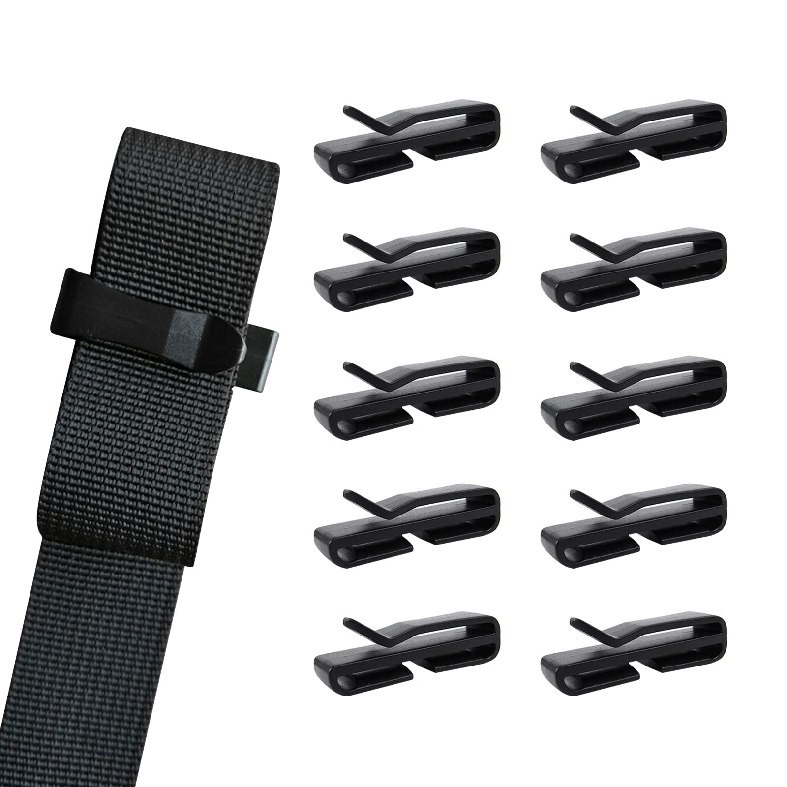 【送料無料】[nalaina] ベルトクリップ (10個セット) 補助バックル ベルト リュック バ ...