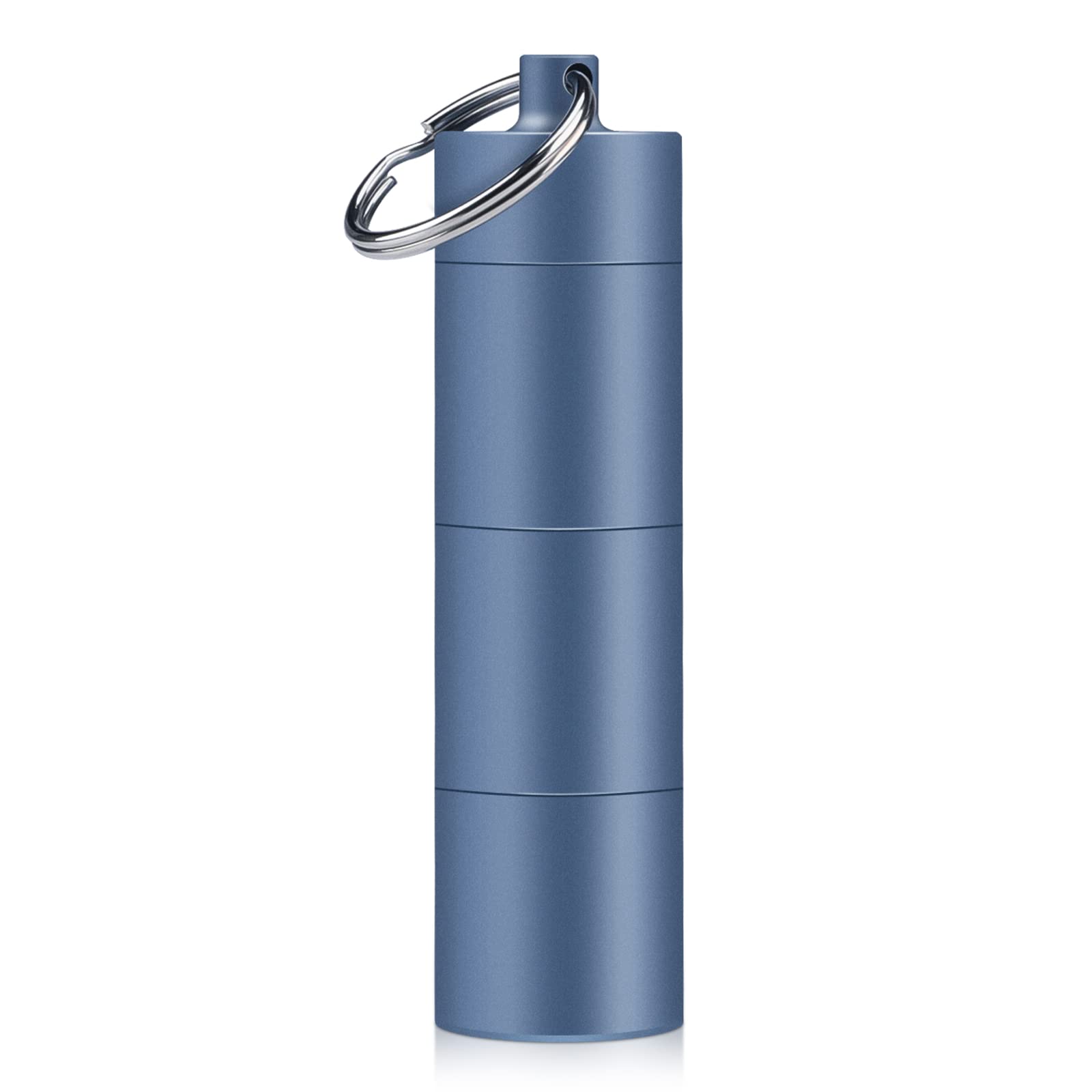 【送料無料】Opret ピルケース 携帯型 防水 ニトロ 薬入れ 一日三回 飲み忘れ アルミ合金 キーホルダー..