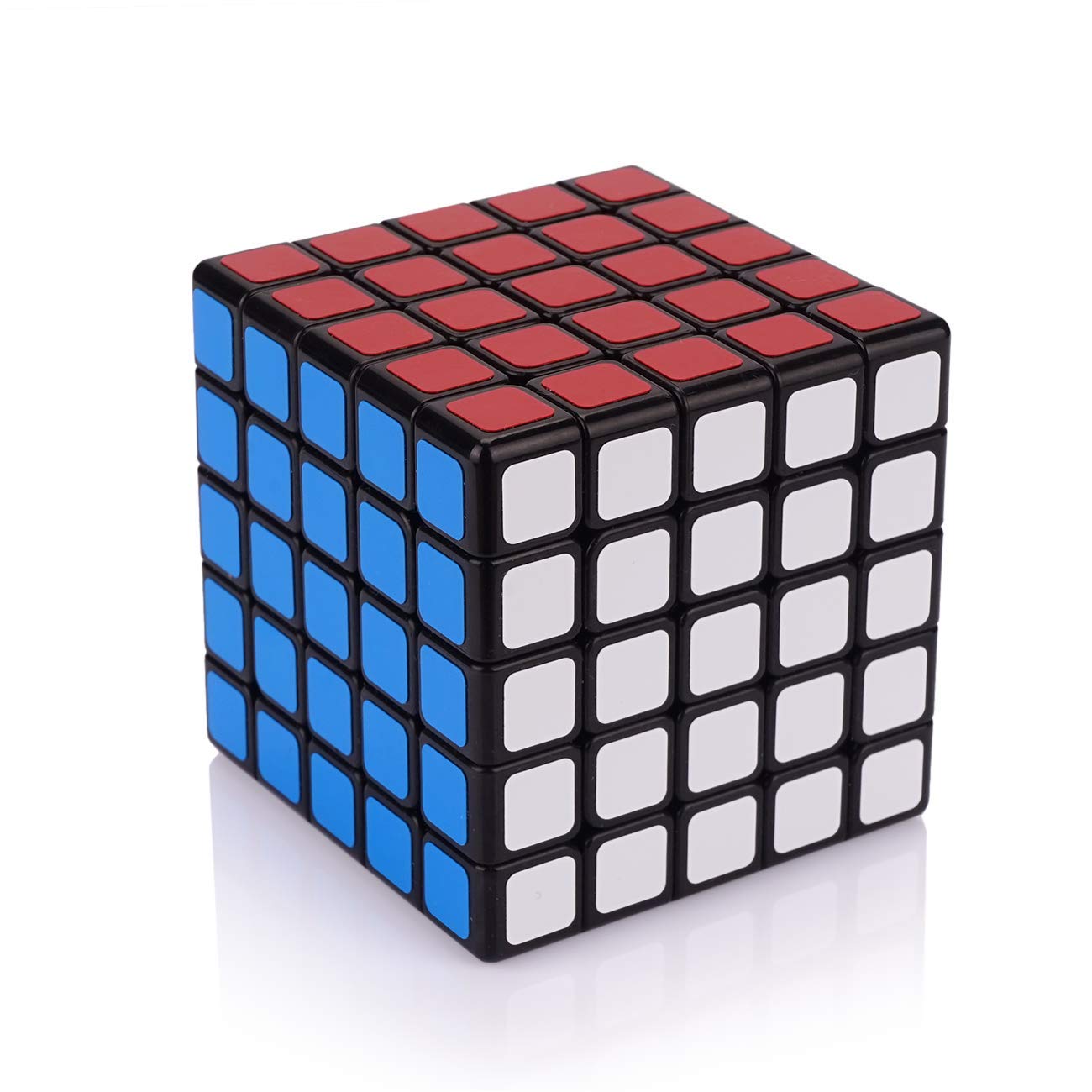 【送料無料】Findbetter MOYU 5x5x5 競技用キューブ 黒素体 世界基準配色 PVCシール こども 大人脳トレ..