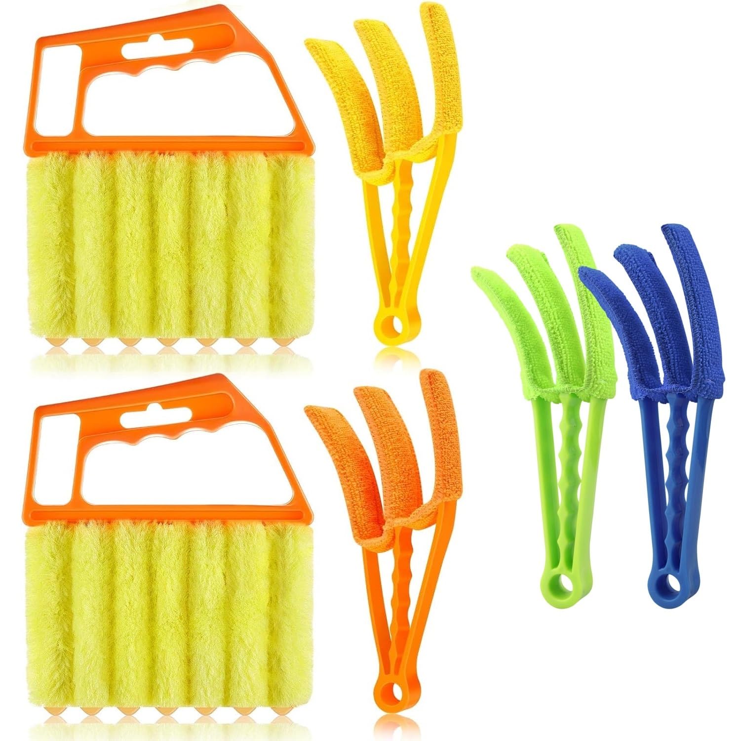 【送料無料】siawadeky ブラインドブラシ 6点セット 多機能 ブラインド クリーナー 垂直窓 清潔ブラシ ..