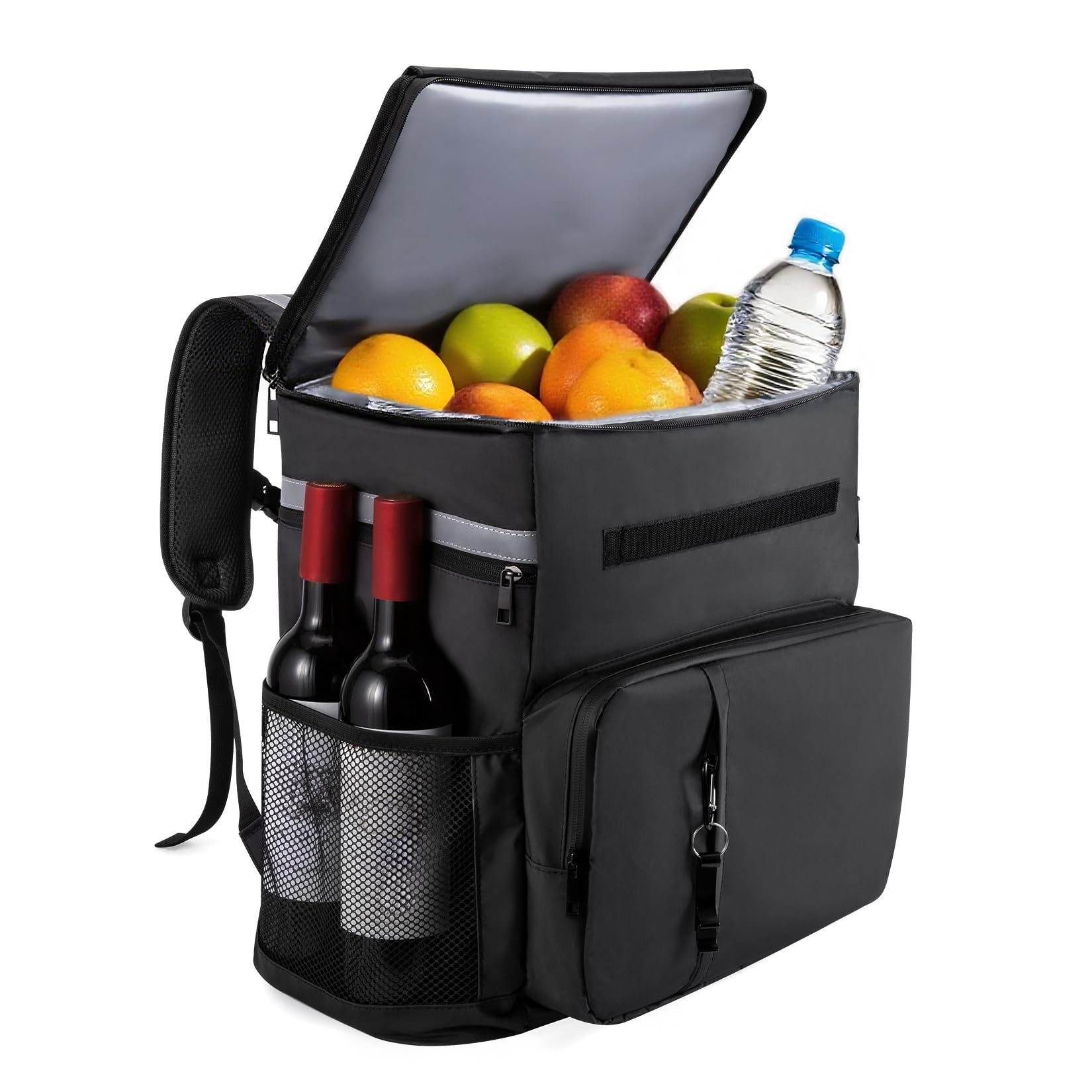 【送料無料】MILPROX 保冷 保温バッグ 25L クーラーバッグ リュック型 防水 折りたたみ 保温 保冷エコバッグ ソフトクーラーボックス お弁当箱 暑さ対策 ランチバッグ 運動会 部活 観戦 ピクニック アウトドア キャンピング