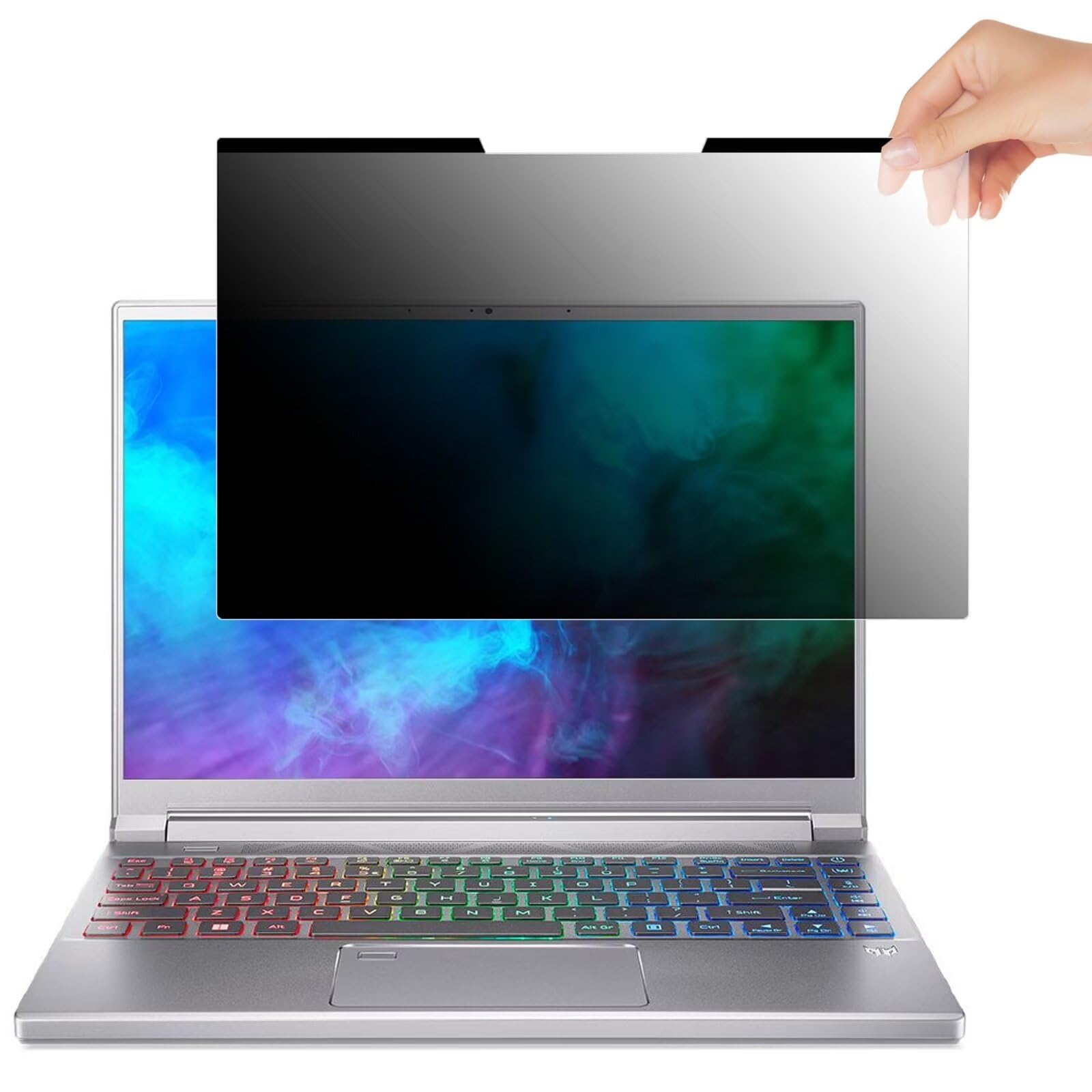 【送料無料】GFCFILM 12.5インチ(16:9) マグネット式 覗き見防止フィルム (マグネットシート幅6mmタイ..