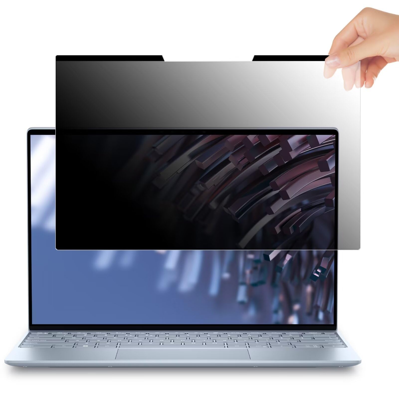 【送料無料】GFCFILM 14インチ(16:9) マグネット式 覗き見防止フィルム (マグネットシート幅6mmタイプ)..