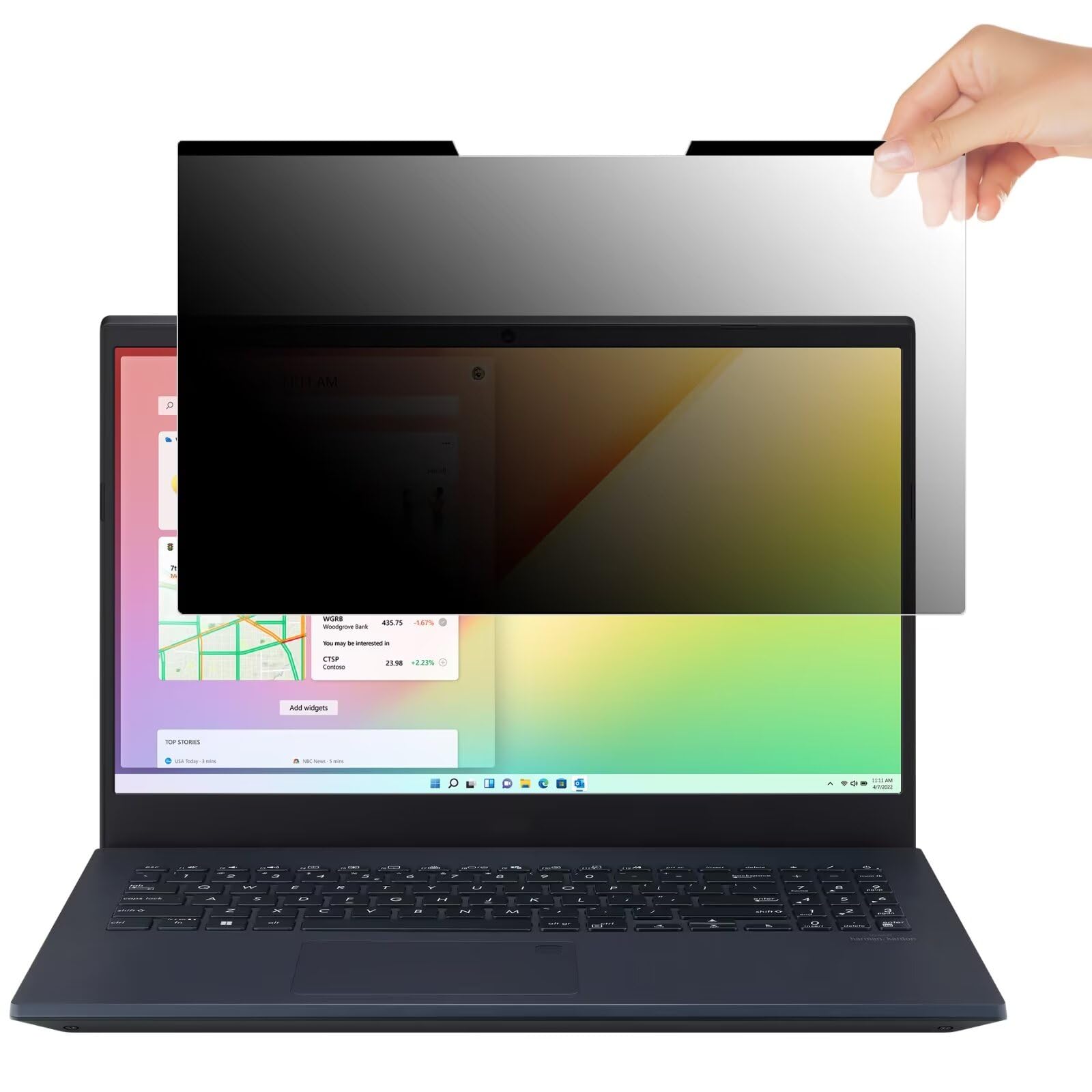 【送料無料】GFCFILM 12.1インチ(16:10) マグネット式 覗き見防止フィルム (マグネットシート幅6mmタイ..