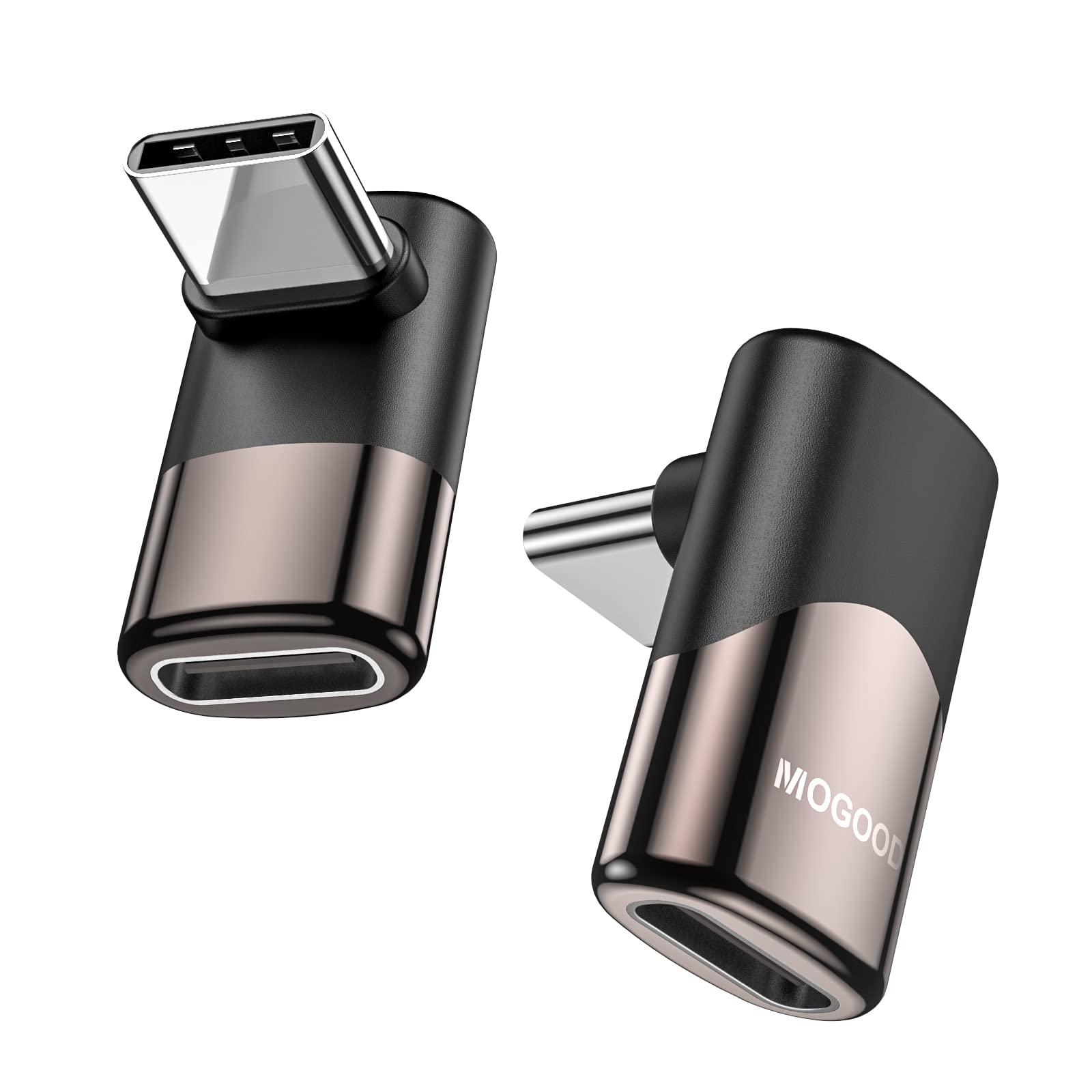 【送料無料】MOGOOD USB C 変換 アダプター 上下 90° L字 USB Cオス-メスアダプタ 40Gbps高速データ転..