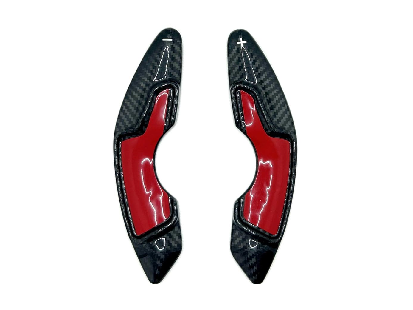 【送料無料】EVOGEAR 社外品 LEXUS 専用 パドルシフトカバー ステアリング パドル シフト エクステンション アクセサリー カスタム パーツ (黒カーボン)