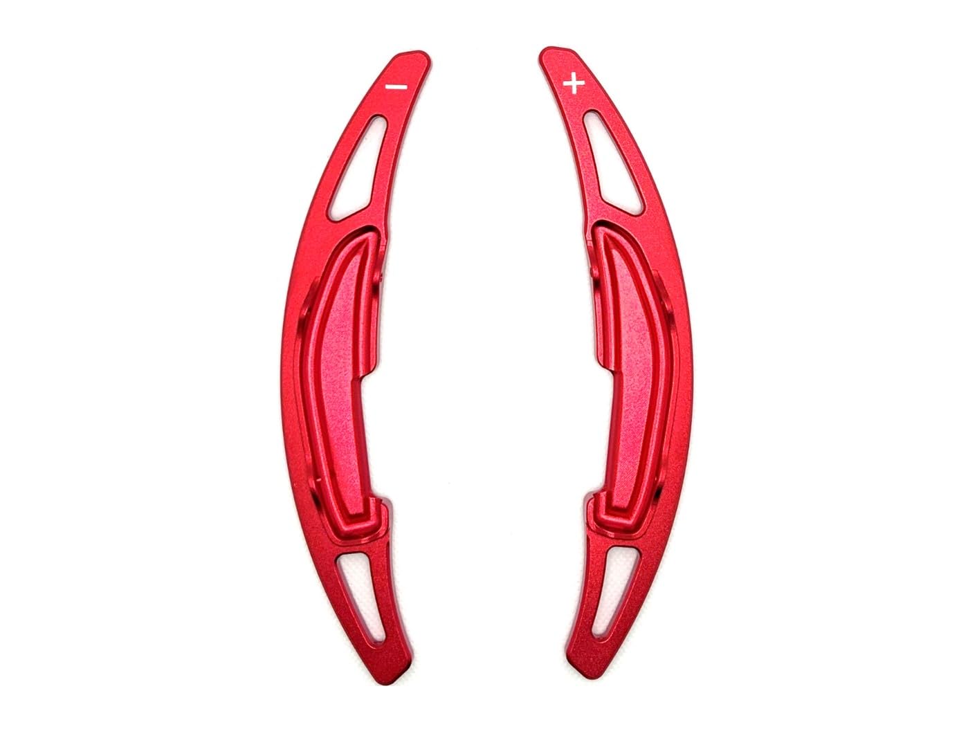 【送料無料】EVOGEAR 社外品 BMW 専用 パドルシフトカバー M2 M3(F80) M4(F82,F83) M5 M6(F12) X3M X4M X5M(F85) X6M(F86) ステアリング パドル シフト エクステンション アクセサリー カスタム パーツ (赤)