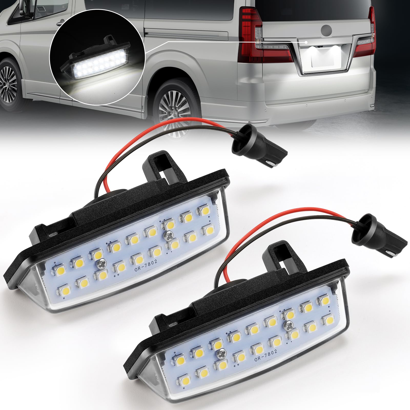 【送料無料】NEIFILES ナンバー灯 LED ウイングロード Y12 エルグランド E52 キャラバン NV350 E25 E26 シルフィ B17 セレナ C25 C26 ティアナ J31 J32 L33 ティーダラティオ SC11 ノート E11 E12 ブルーバード シルフィ G10 G11 日産適用