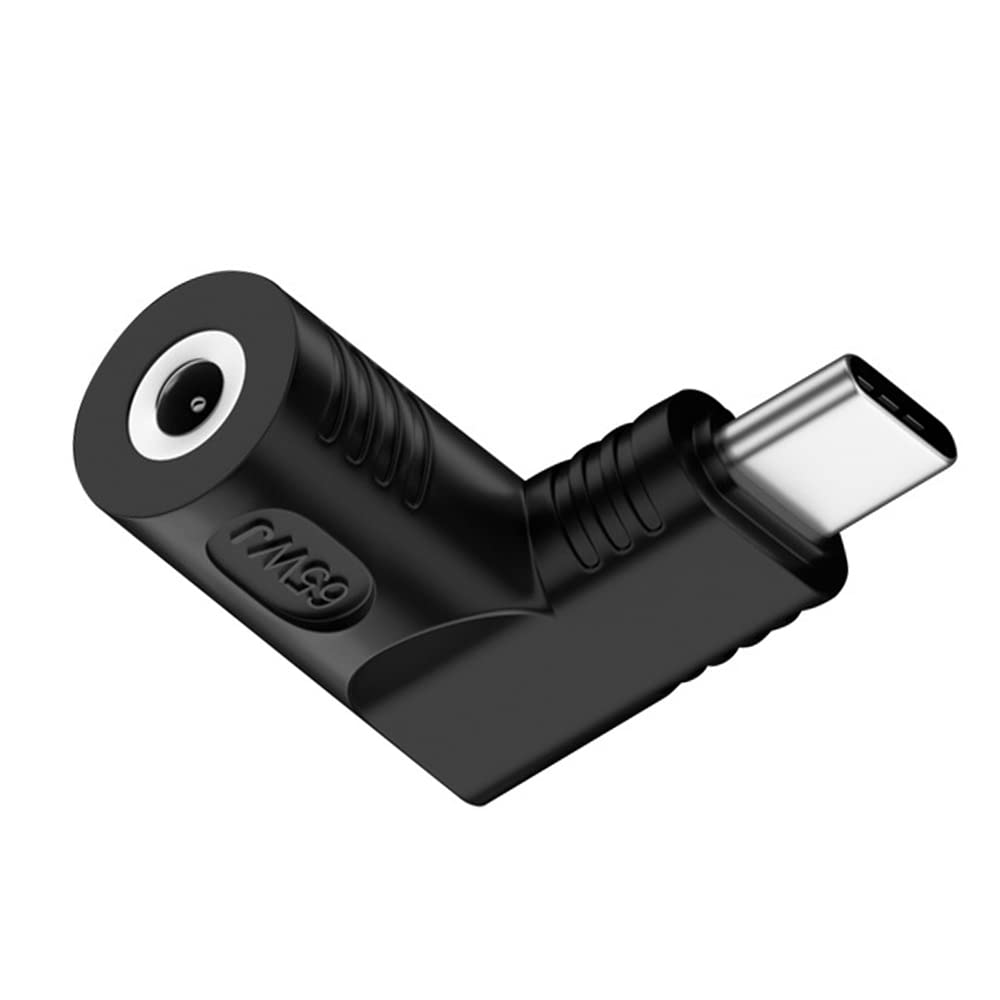 【送料無料】NFHK DCジャック 4.8x1.7mm 入力 USB-C Type-C 角度付き 90度 電源プラグ 充電アダプター ..