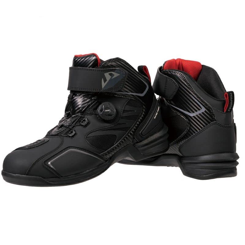 【送料無料】[ナンカイ] 南海部品 ストリームシティーテック5 ライディングシューズ NS-36 (ブラック, 25.0cm)