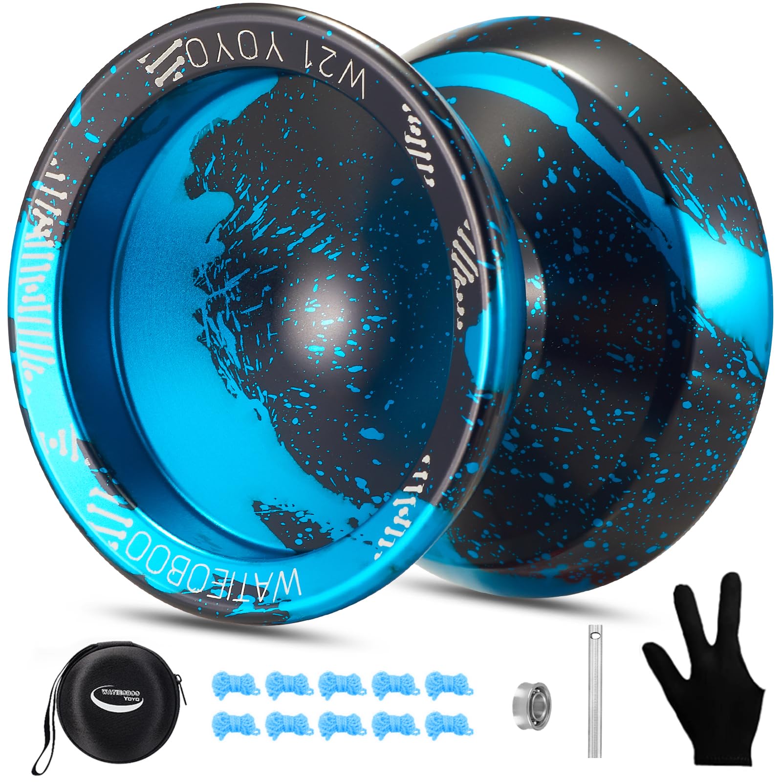 【送料無料】WATIEOBOO YOYO W21 デュアルモード メタルトップフィンガー プロフェッショナル ヨーヨー..