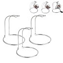 【送料無料】siawadeky スチール リールスタンド 3個セット 組立式 スピニングリール ベイトリール メンテナンス スタンド シルバー ステンレス鋼 錆...