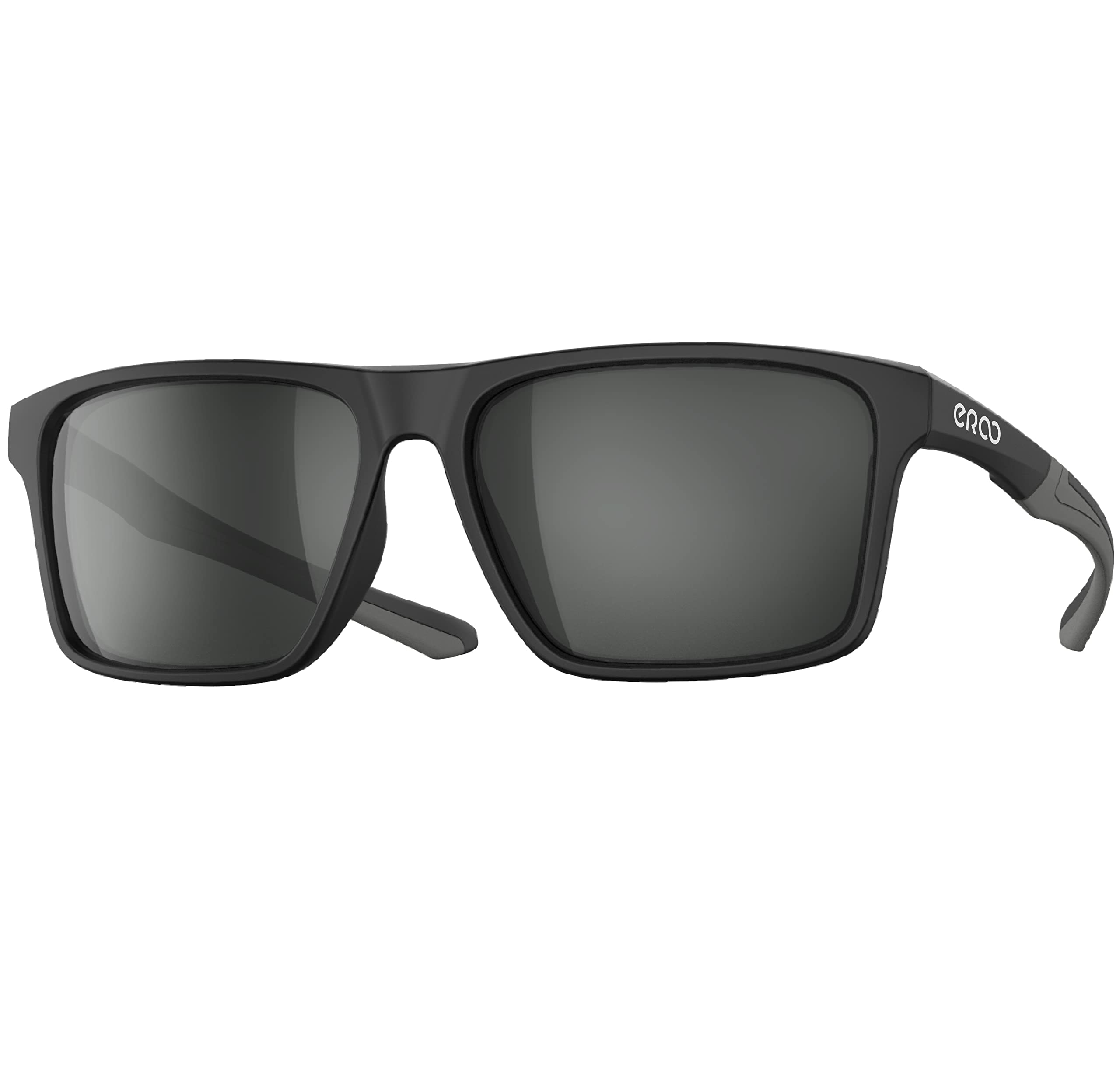 【送料無料】[EAZYRUN] ER00 P1A HD 長方形 グレー 偏光サングラス 男女兼用 釣り ランニング サイクリ..