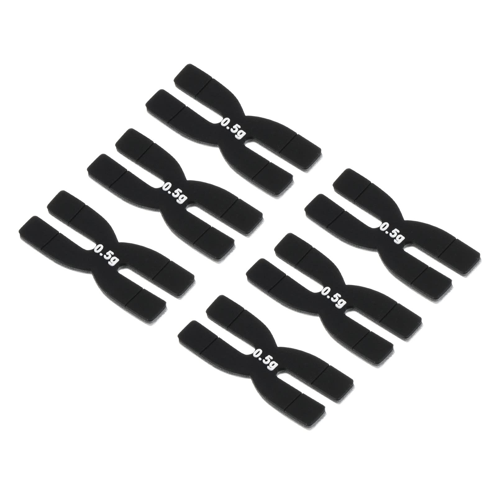 【送料無料】PATIKIL 0.5gラケット重量 バランスストリップ 6個 シリコーン バドミントンラケット加重..