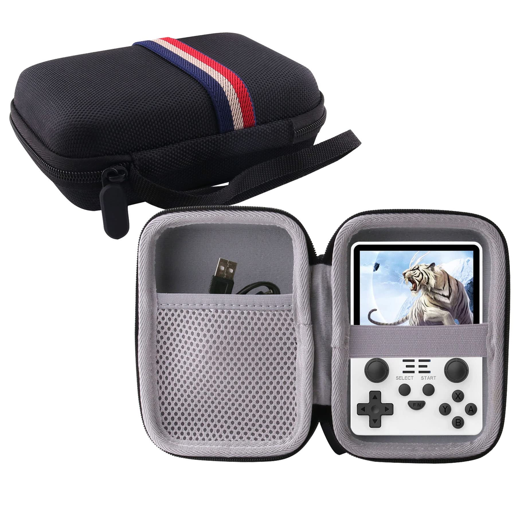 【送料無料】WERJIA 収納ケース対応 R36S/R40S Pro/R35 Plus/RGB20S/RG35XX/RG35XX Plus ポータブルゲーム機 (RGB20S ケース)