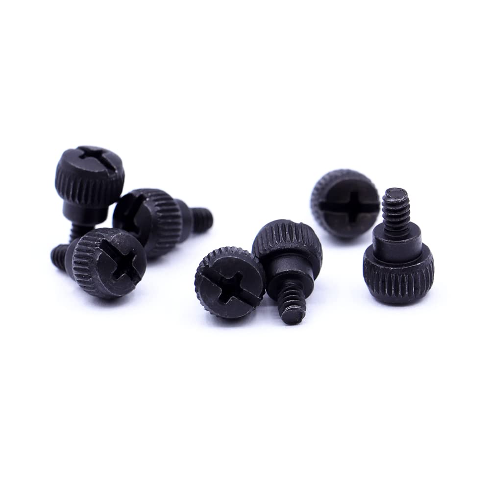 【送料無料】LMAPUR 6#-325 M3.5 PCコンピュータケース 蝶ネジ ネジ ブラック 亜 ...