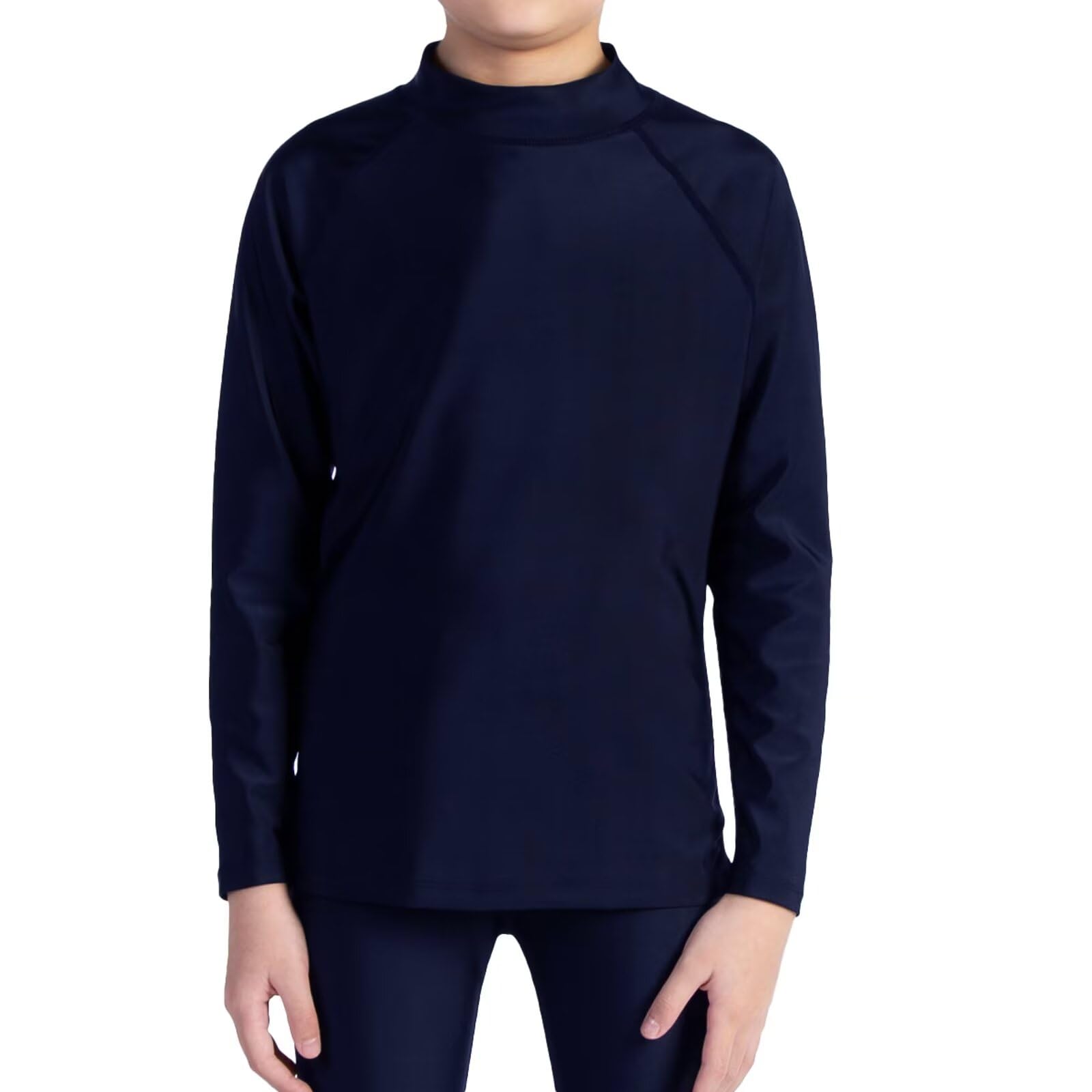 【送料無料】[Sillictor] ラッシュガード キッズ スクール 水着 長袖 ラッシュシャツ 子供 水陸両用 スイムウェア スポーツ 学校用 スイム 小学生 中学生 男女兼用 [UVカット・冷感速乾] yc116na-150