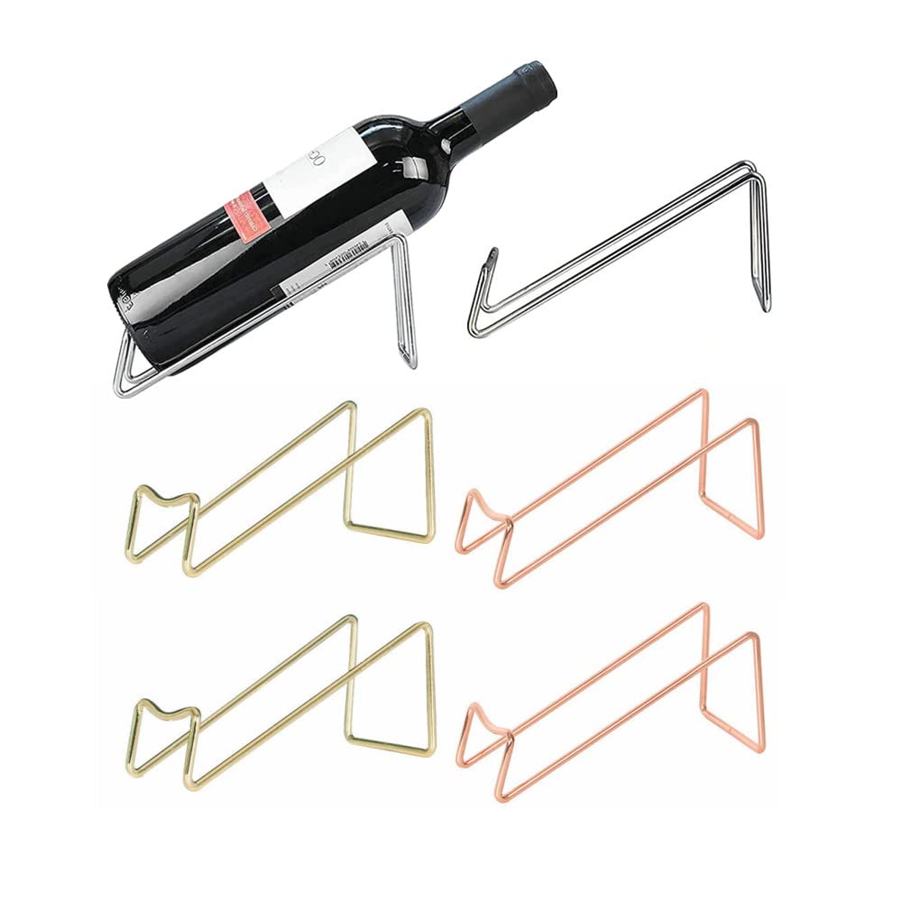 【送料無料】siawadeky 鉄製 ワインホルダー 6個入 メタルワインラック ワインスタンド ワイン収納 シ..