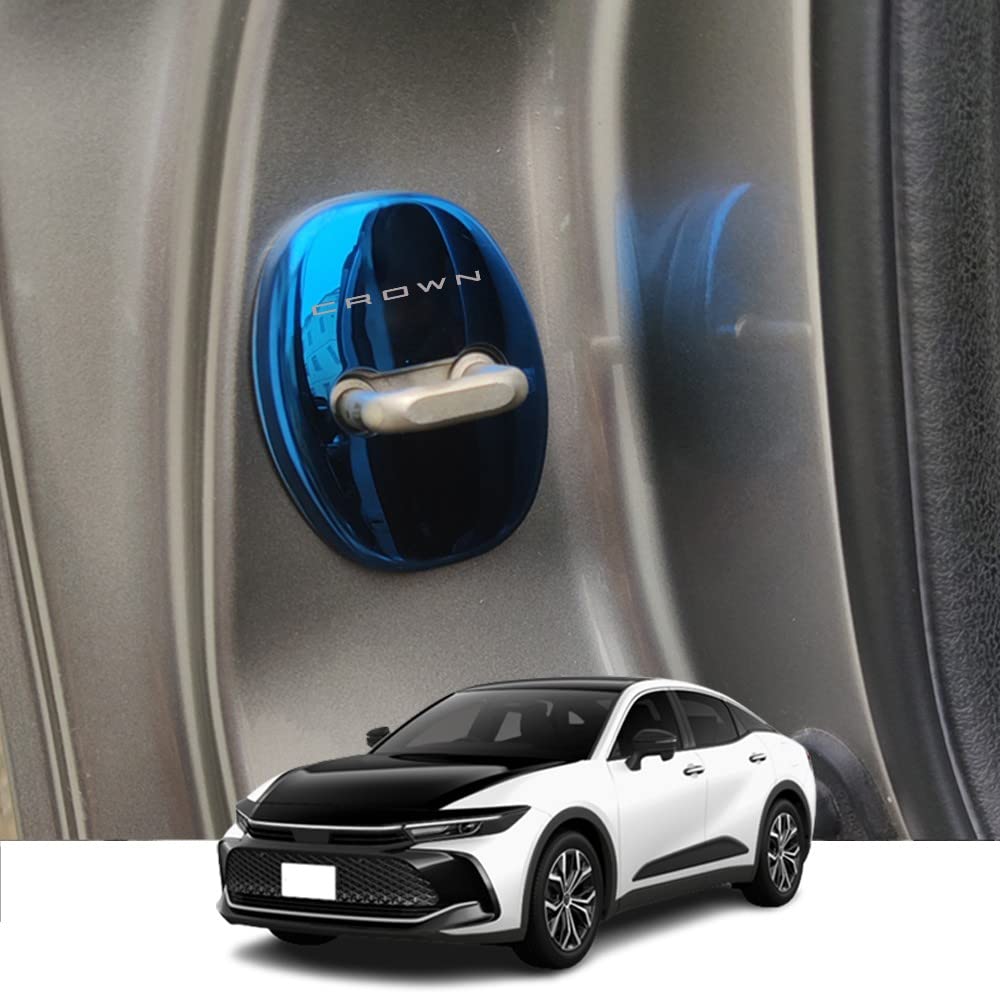 【送料無料】Kakash トヨタ専用ステンレスドアロックカバー 保護バックルカバー 防錆 ラッチストップ ..