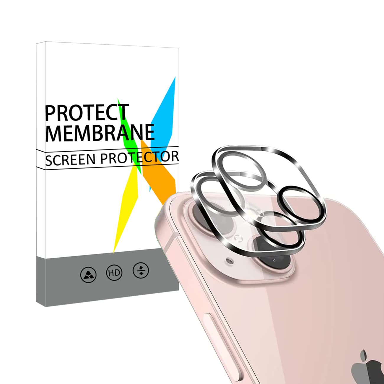 【送料無料】Seninhi 対応 iPhone13 / iPhone13Mini カメラフィルム 2眼レンズ保護 パンタ(2枚)【日本旭硝子製-高 品質 】 ア...