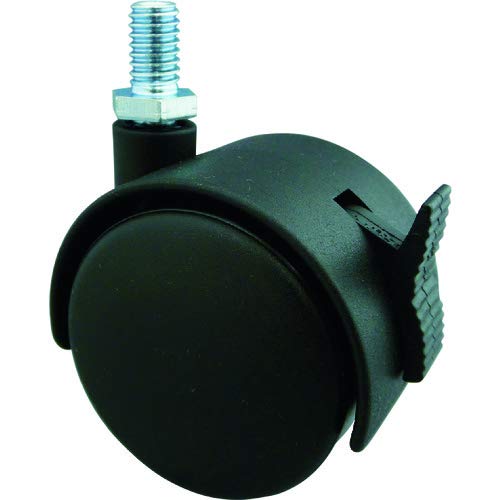 【送料無料】TRUSCO(トラスコ) ねじ込み双輪キャスター ナイロン車輪 自在ST付 Φ40 UNF3/8 TDGS-40-U3/..