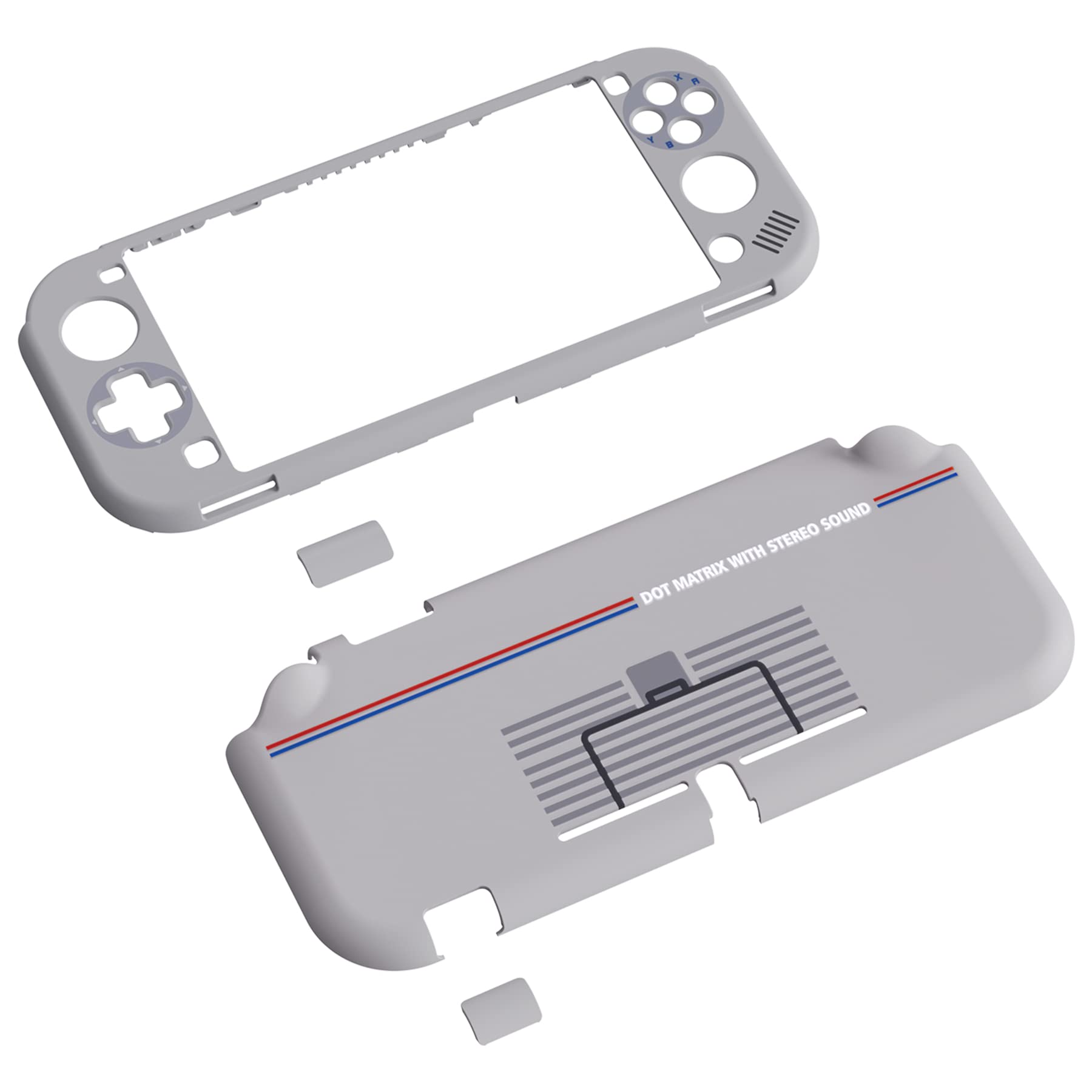 【送料無料】eXtremeRate PlayVital Switch Lite対応用保護シェル（パターンあるスタイル）、Switch Li..