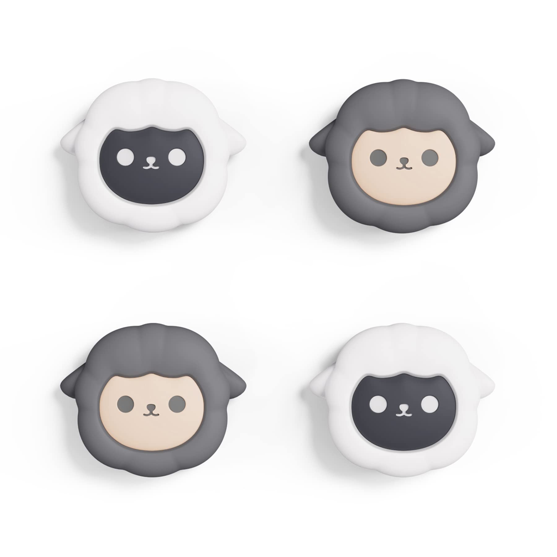 【送料無料】PlayVital シープジョイスティックキャップ、Switch Joy-Con & L ...