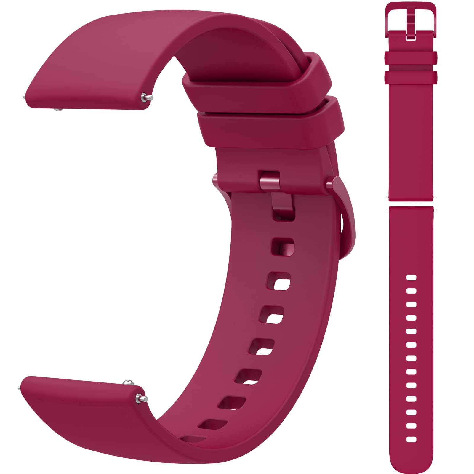 【送料無料】[GOHHME] 時計バンドユニバーサル 時計ベルト 18mm 20mm 22mmシリコンバンド ゴム腕時計バンド 防水時計替えベルト 腕時計バンド18ミリ 20ミリ 22ミリQuick Release スマートウォッチバンド ベルト 防水 交換ベルト 替えバンド スポーツループ 軽量 通気性