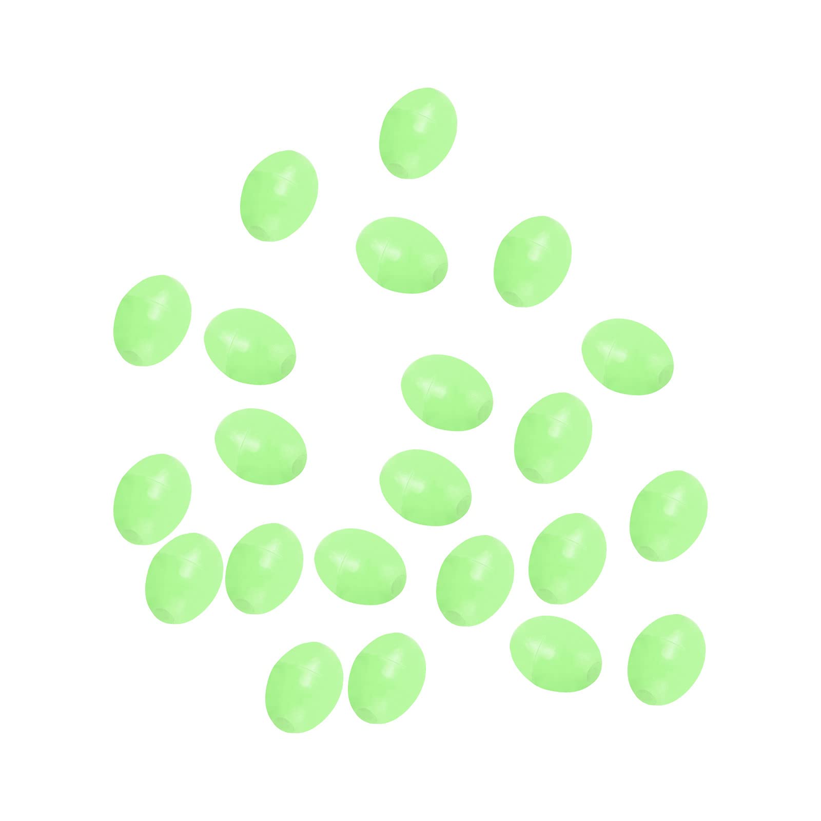 【送料無料】PATIKIL 8x5mm ルミナス釣りビーズ 200個 ソフト プラスチック グロー釣り餌 卵 リグビー..