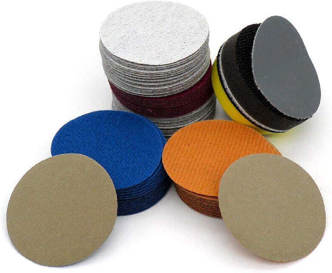 【送料無料】myoseya サンディングディスク 50mm サンディングペーパー 丸型 サンダー用  ...