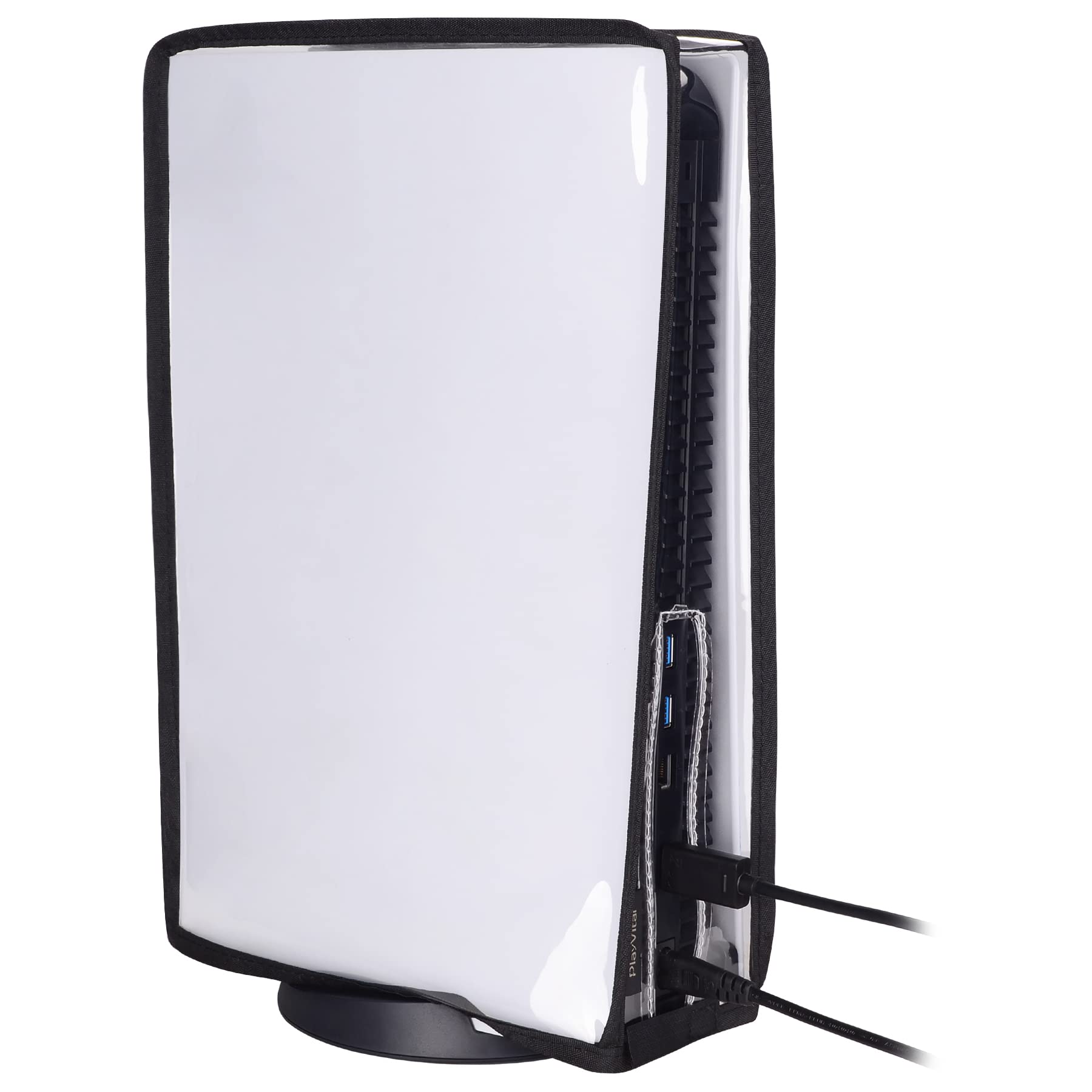 【送料無料】PlayVital ps5コンソールに対応用透明ダストカバー、ps5コンソールに対応用防 ...