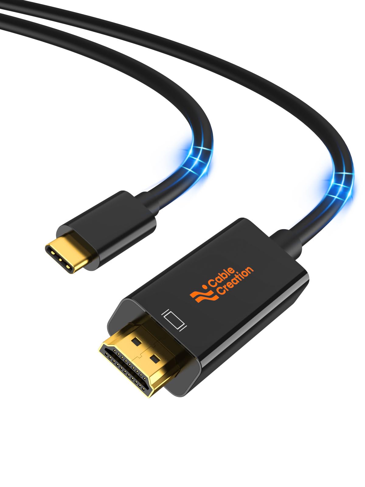 【送料無料】USB C HDMI 4K@60Hz,CableCreation Type C to HDMIケーブル Thunderbolt 3対応 iPhone 15/15Pro/15Plus/15 Pro Max, MacBook Pro/Air/iPad Pro 2020, Galaxy S23/ S23+/ S23 Ultraなどに対応 ブラック 3M