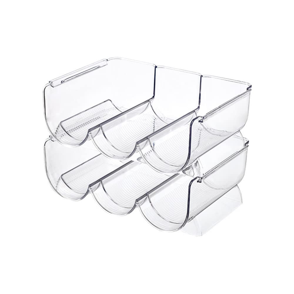 【送料無料】siawadeky ワインボトルホルダー 2個セット 計6つ仕切り ワインスタンド 冷蔵庫用 収納ラ..