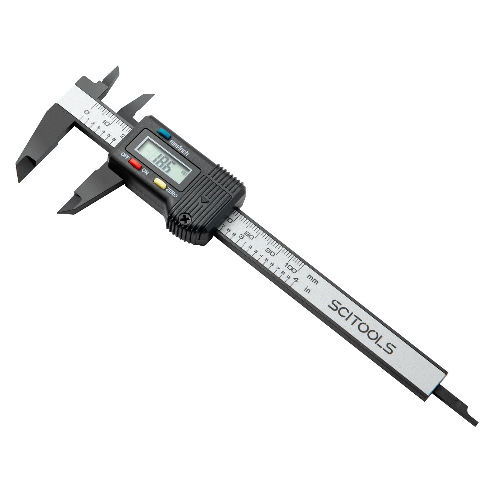 【送料無料】SCITOOLS デジタルノギス 100mm ノギス 小型 電池カバー外れない ポケット ...