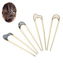 【送料無料】YFFSFDC かんざし 簪 U字型 簪パーツ Uピンシンプルレトロ ヘアアクセサリー おしゃれレディース 髪飾り 和装洋服結婚式披露宴 パーティー...