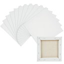 【送料無料】RILIHII 12個入れ 15*15cm キャンバスボード キャンバス画材 張りキャンバス 絵画ボード 正方形 厚手パネル キャンバス 油絵 画材...