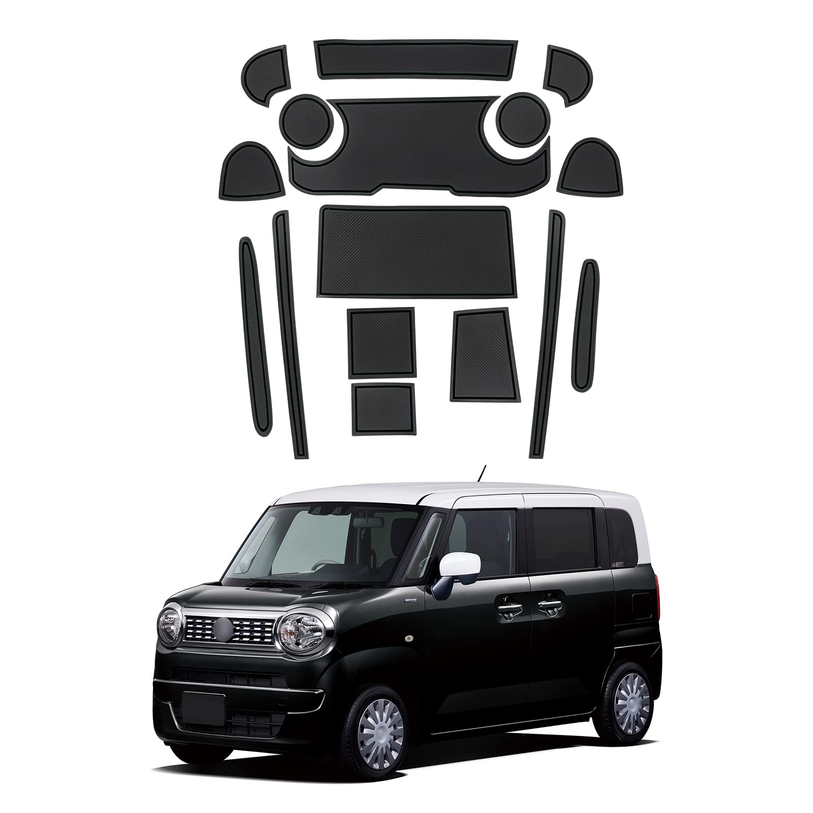 【送料無料】【LFOTPP】 スズキ ワゴンRスマイル MX81S MX91S 専用 インテリアラバーマット コンソール..