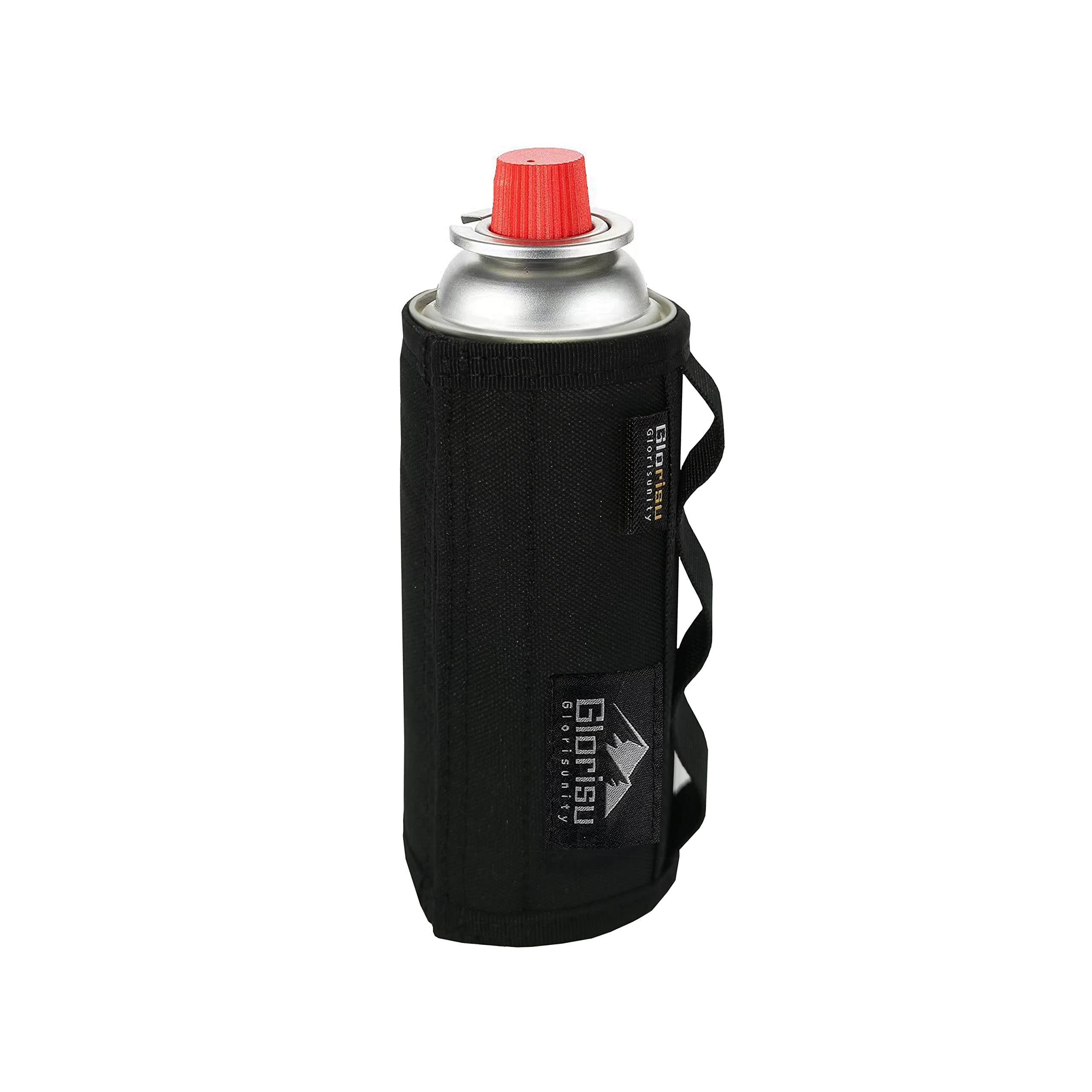 【送料無料】Glorisunity CB缶 カバー ガス缶 カバー ガス缶保護ケース ガスボンベ 遮熱 ダメージ保護 アウトドア キャンプ (ブラック)