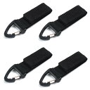 【送料無料】JEELAD キーリング キーホルダー タクティカル リング カラビナ ベルクロ molle タクティカル ポーチバッグ サバゲー フック リュック...