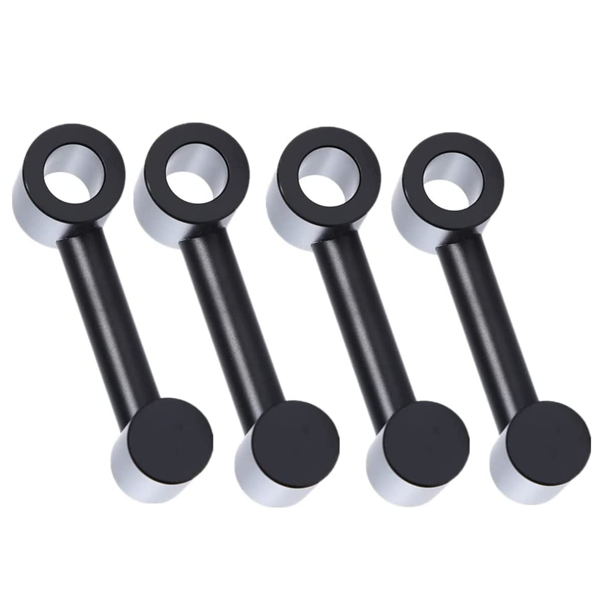 【送料無料】Zukida 車のフック 金属フック アルミニウム合金素材と驚くべき製造プロセスは 2パック自..