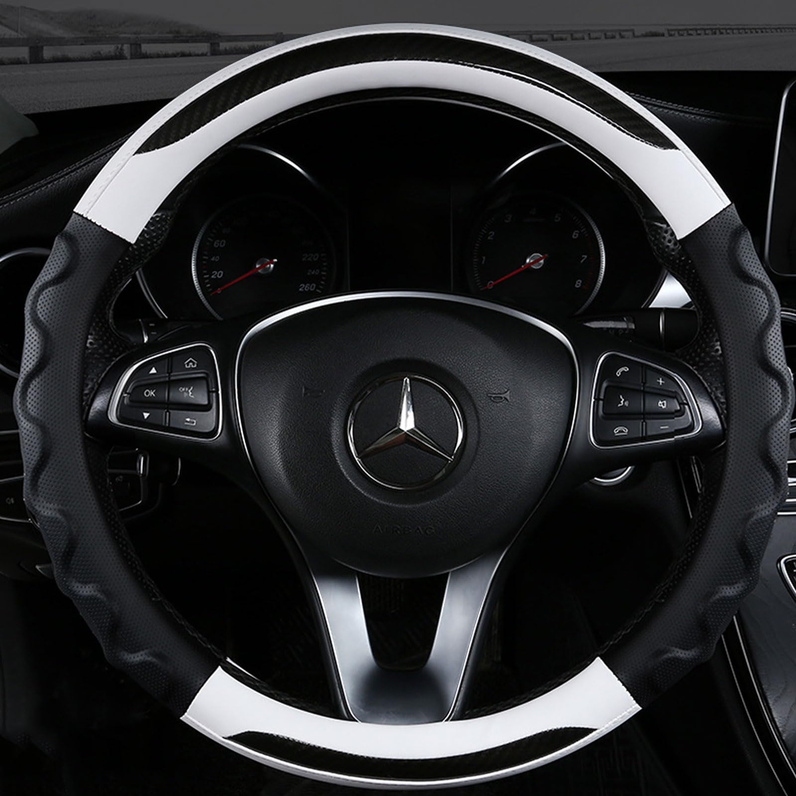 【送料無料】SEKIDAR ハンドルカバー 車用 ステアリングカバー 適当な38 cm 汎用 軽自動 ...