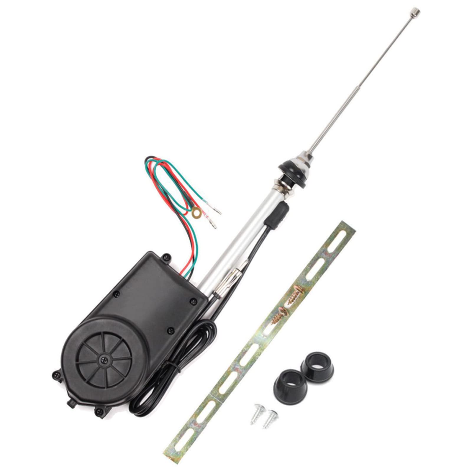 【送料無料】Meliore カー ラジオ FM AM 電動 自動 アンテナ 交換 キット セット 12V カスタム カスタマイズ パーツ オート 旧車 外車 国産車 車 用品 車用 部品 防水 汎用 社外 品