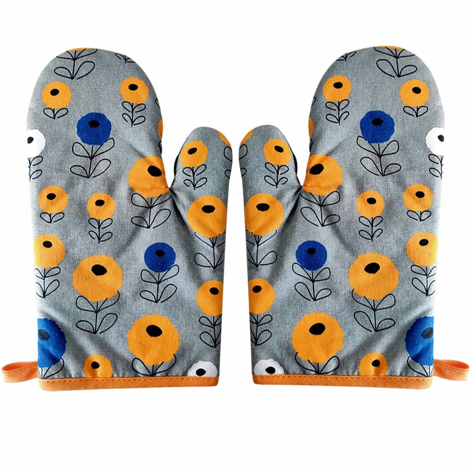 【送料無料】Hakona 三角鍋つかみ 2個セット おしゃれ かわいい 魚の柄 北欧風 耐熱ミトン  ...