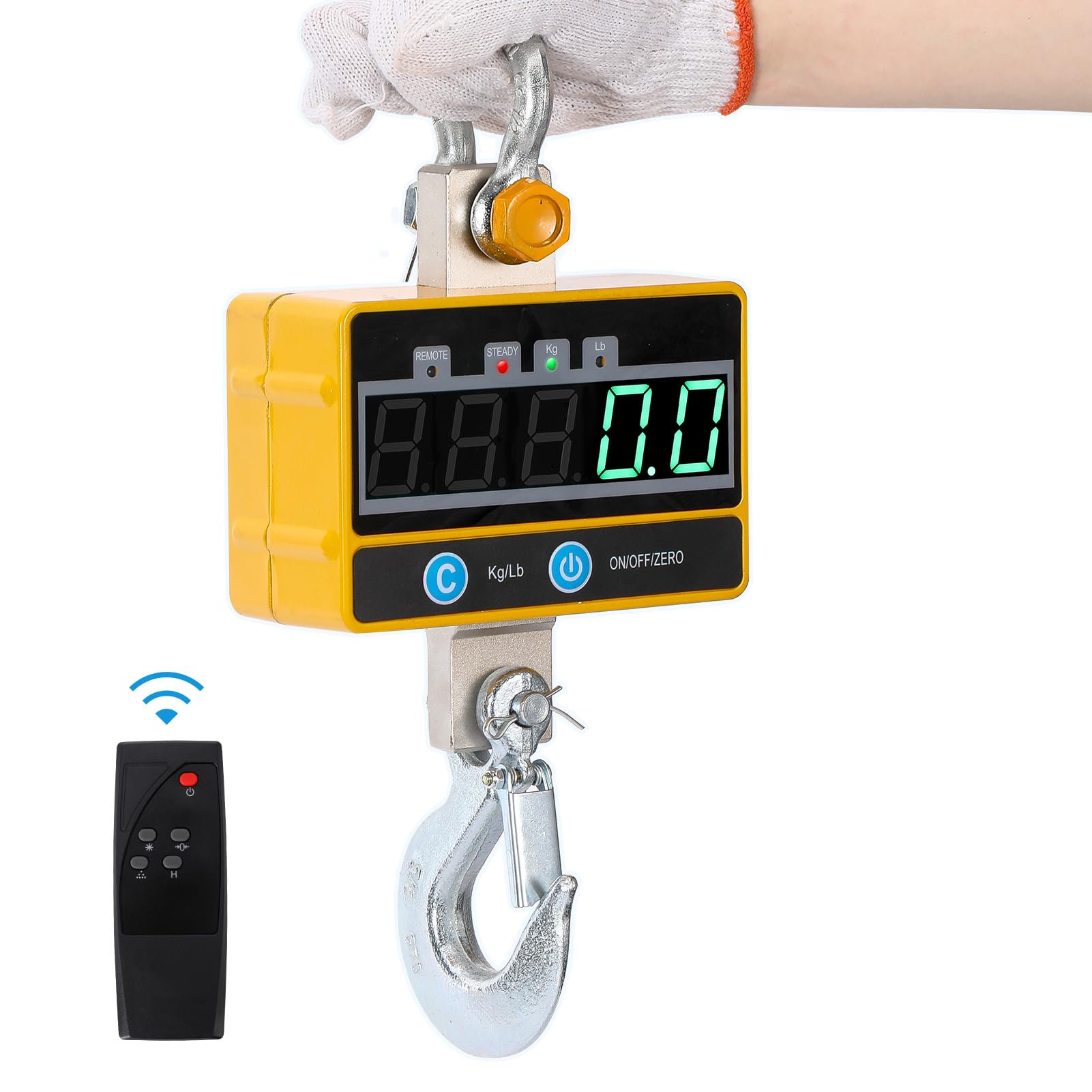 【送料無料】CGOLDENWALL クレーンスケール 吊りはかり 2000kg 充電式 デジタルクレ ...