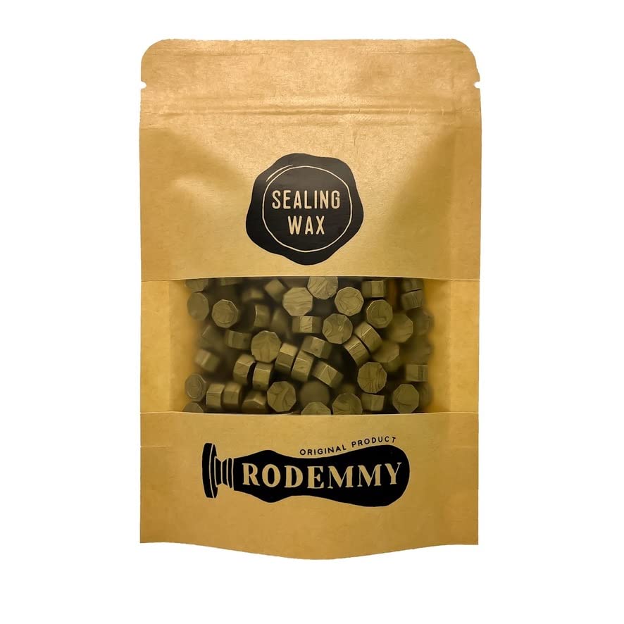 【送料無料】（RODEMMY） シーリングワックス 200粒 (アンティークゴールド)