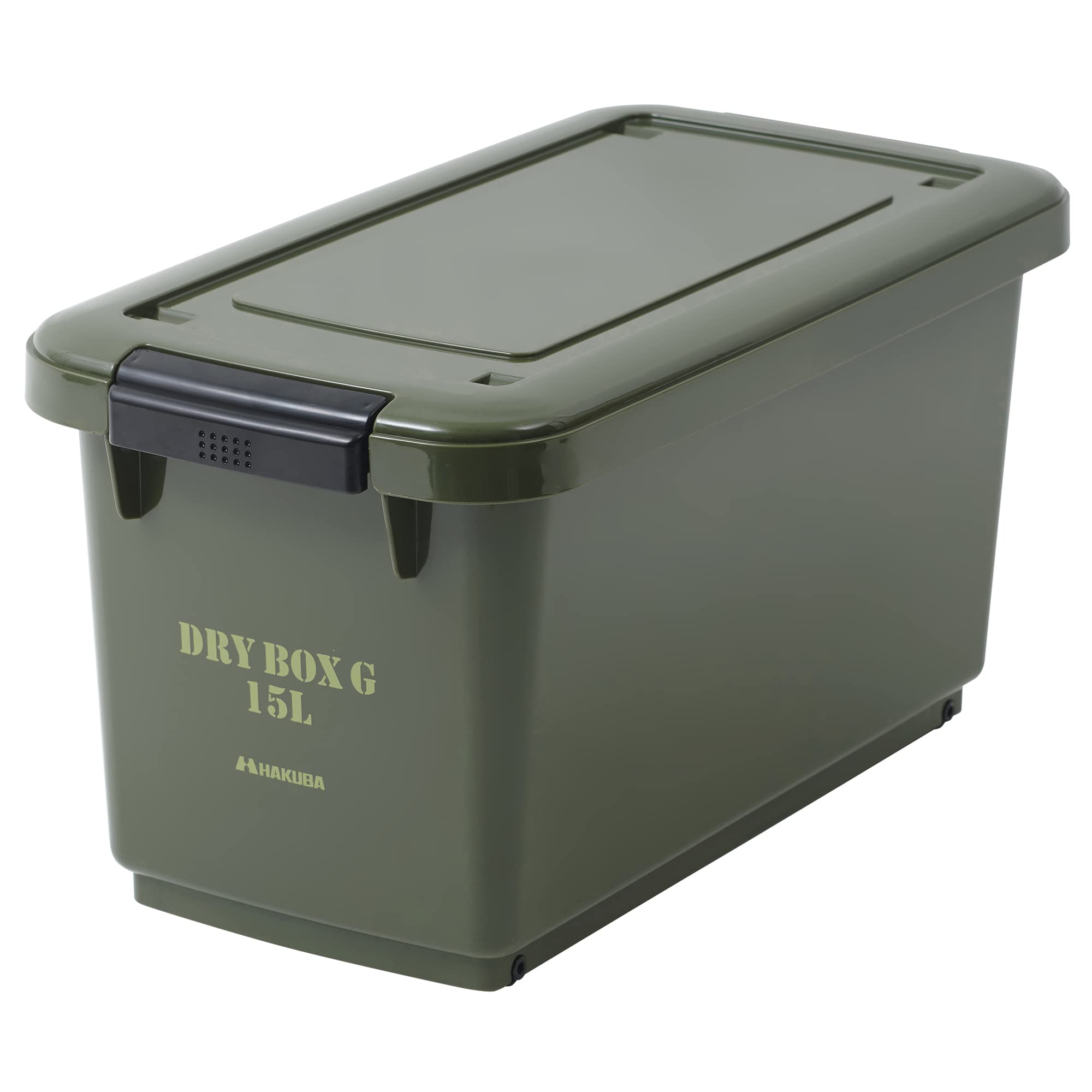 【送料無料】ハクバ HAKUBA 防湿保管ケース ドライボックスG 15L グリーン DBG150OVD 33619 カビ対策 湿気対策 スタッキング可能 乾燥剤付属 日本製 防湿庫