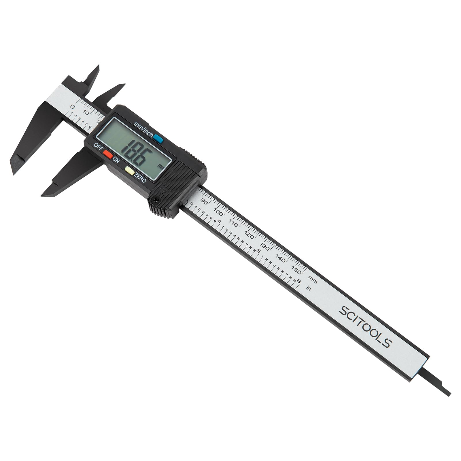 【送料無料】SCITOOLS ノギス 150mmデジタルノギス 保管ケース付 電池カバー外れない カ ...