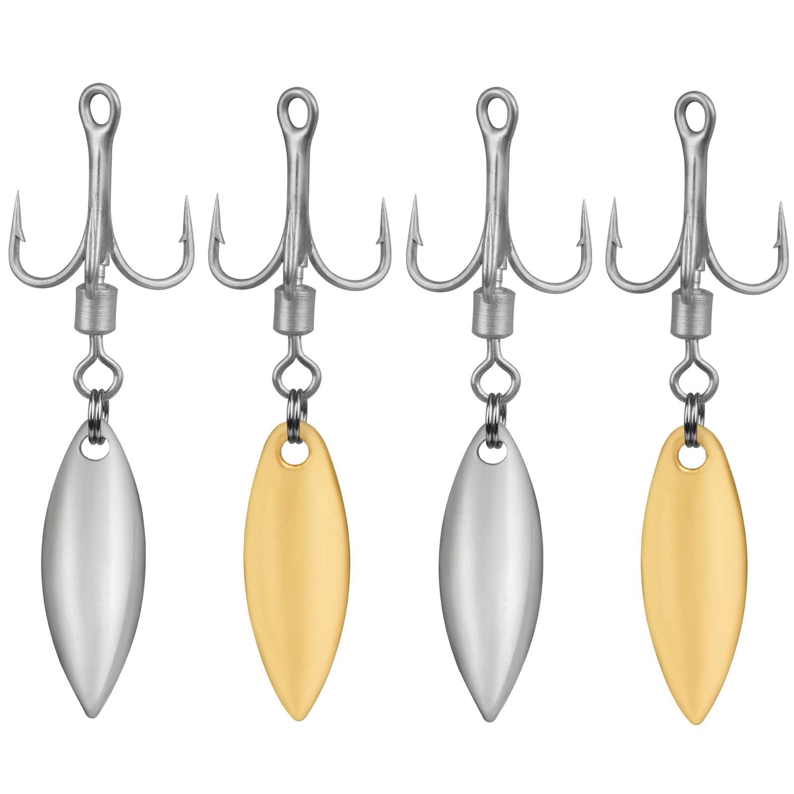 【送料無料】THKFISH トリプルフック ブレード付き ブレードフック スピンブレード付きの交換用 ...