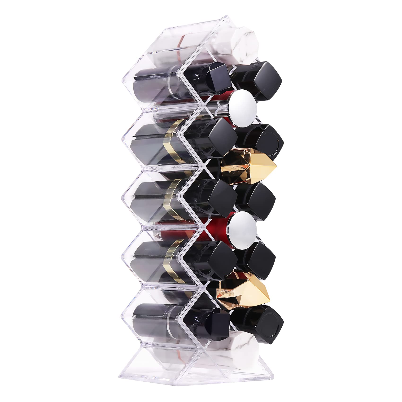 【送料無料】Annhua リップ収納ケース 大容量16本 リップスタンド 透明 口紅収納ボックス 口紅収納スタンド 縦/横両方収納 リップ収納スタンド おしゃれ レディース 口紅ホルダーオーガナイザー クリア